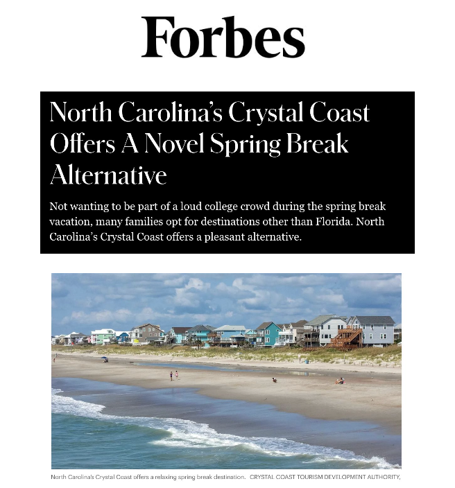 Forbes Spring Break Press Cover