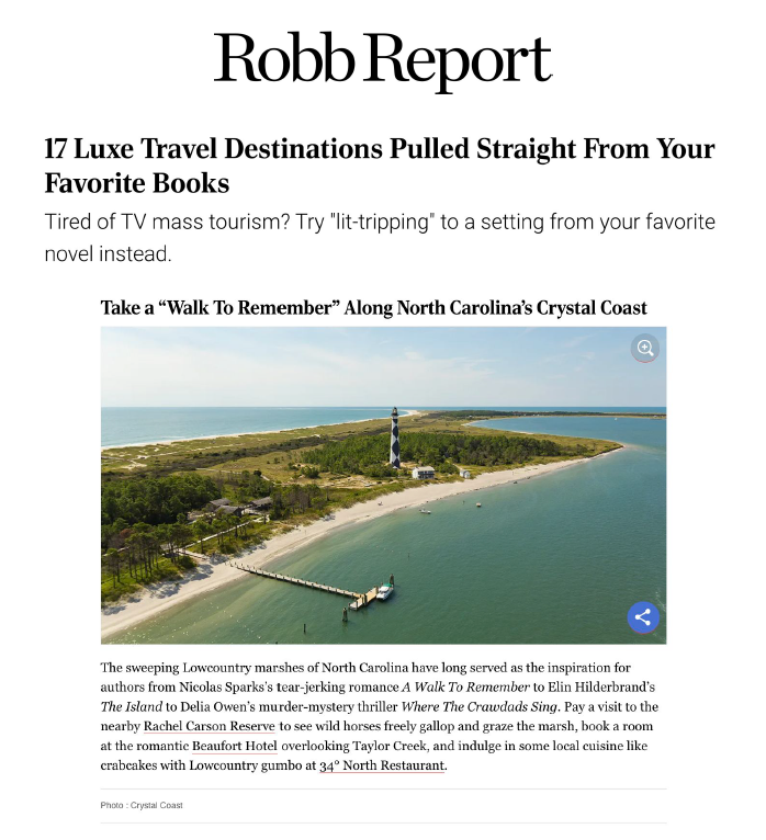 Robb Report Press Release