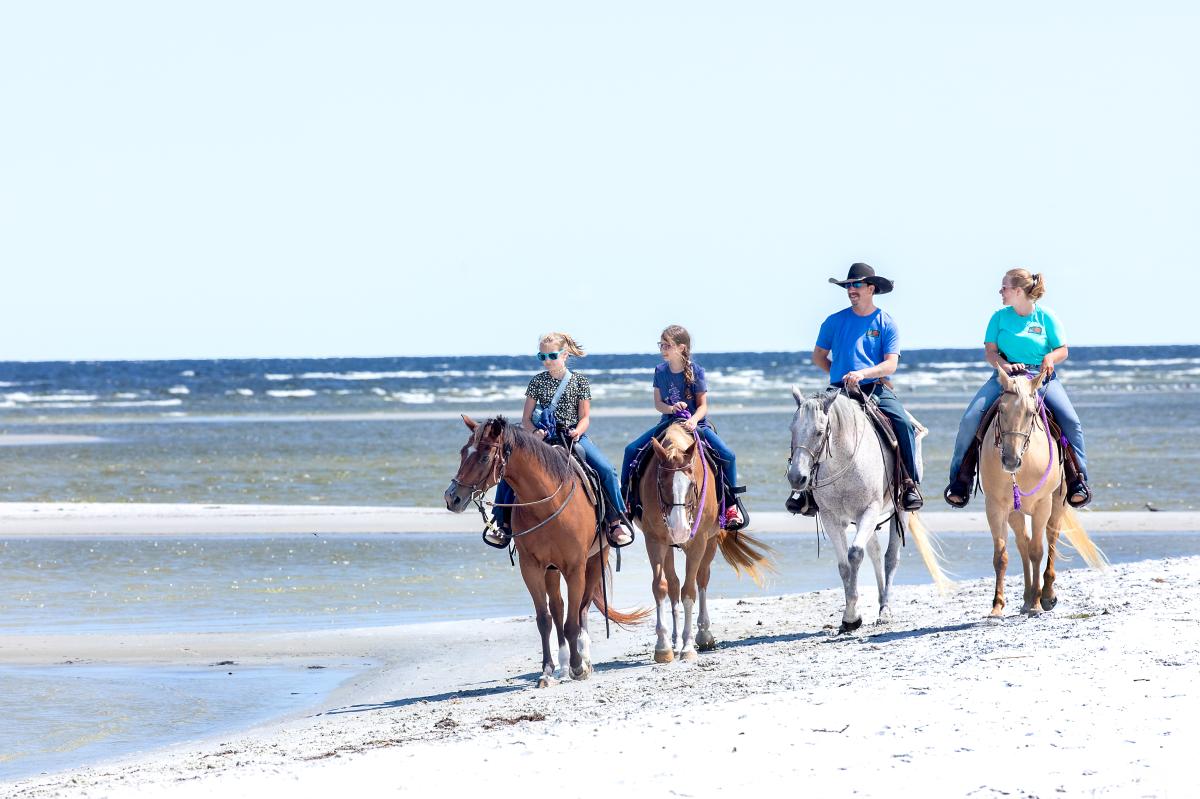Cedar Island Ranch horseback riding