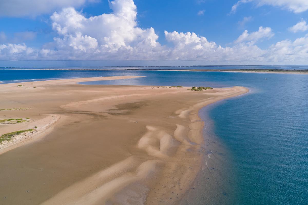 clear skies and clear water