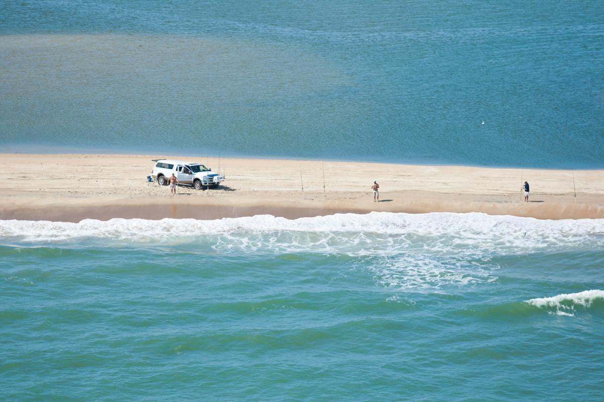 Fishing at Cape Lookout