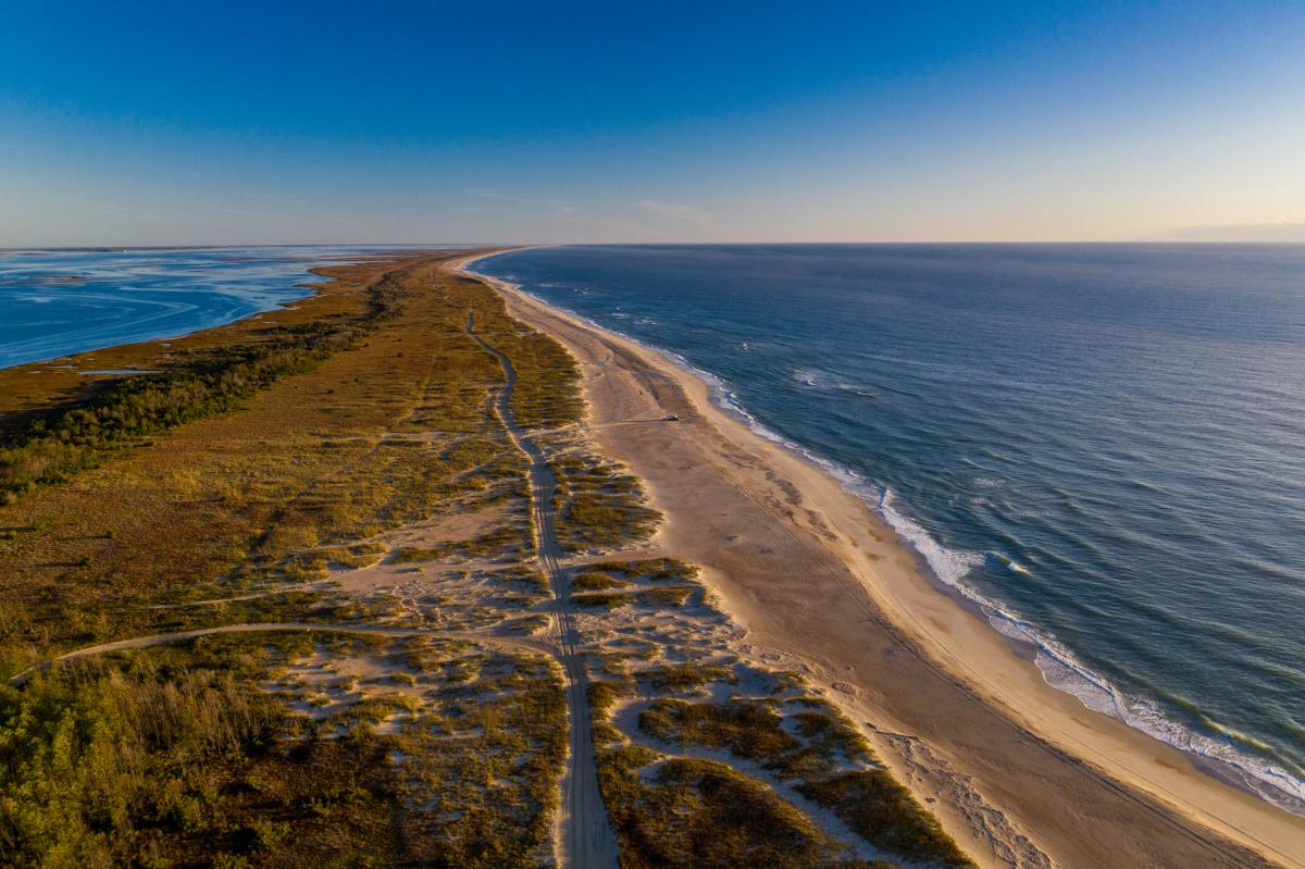Beautiful Cape Lookout Beach