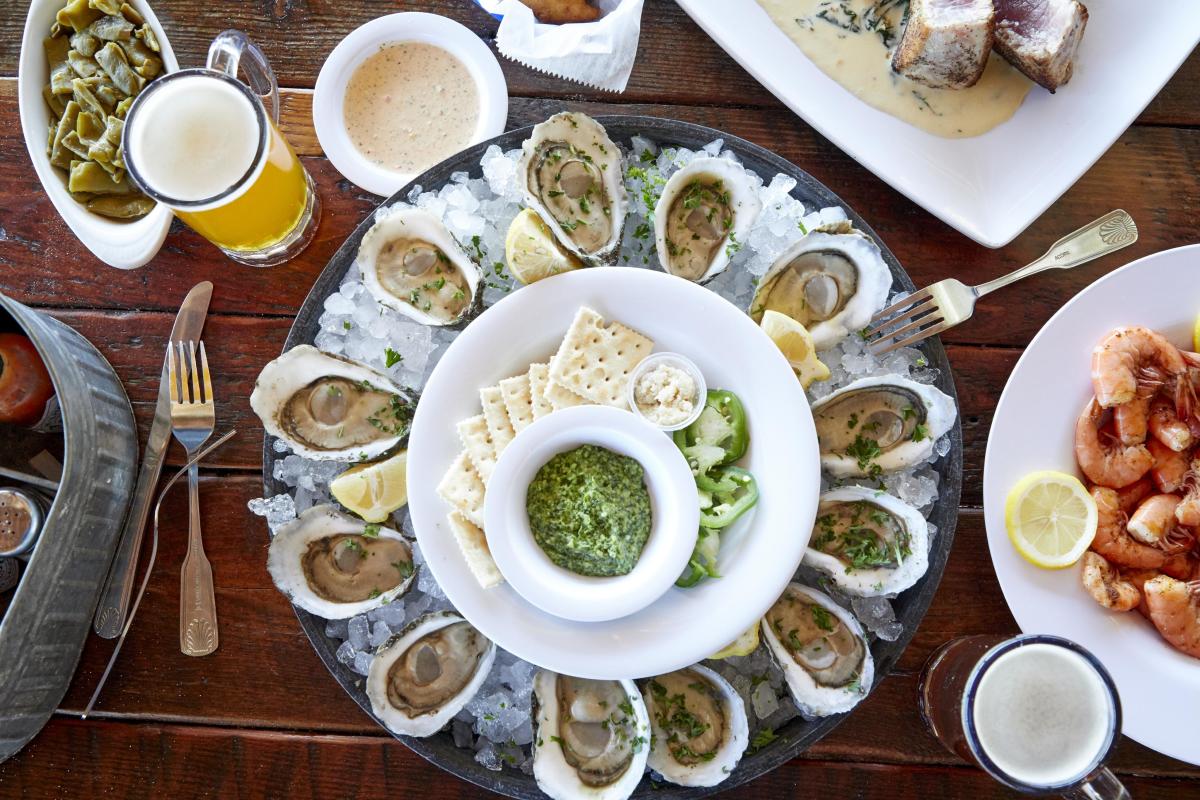 Seafood platter