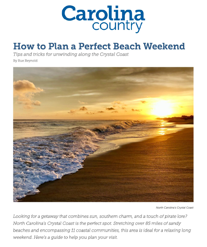Carolina Country Press Release