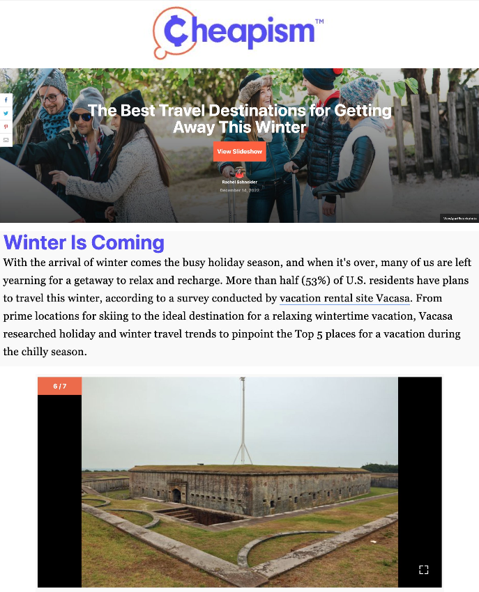 Cheapism The Best Travel Destinations for Getting Away This Winter