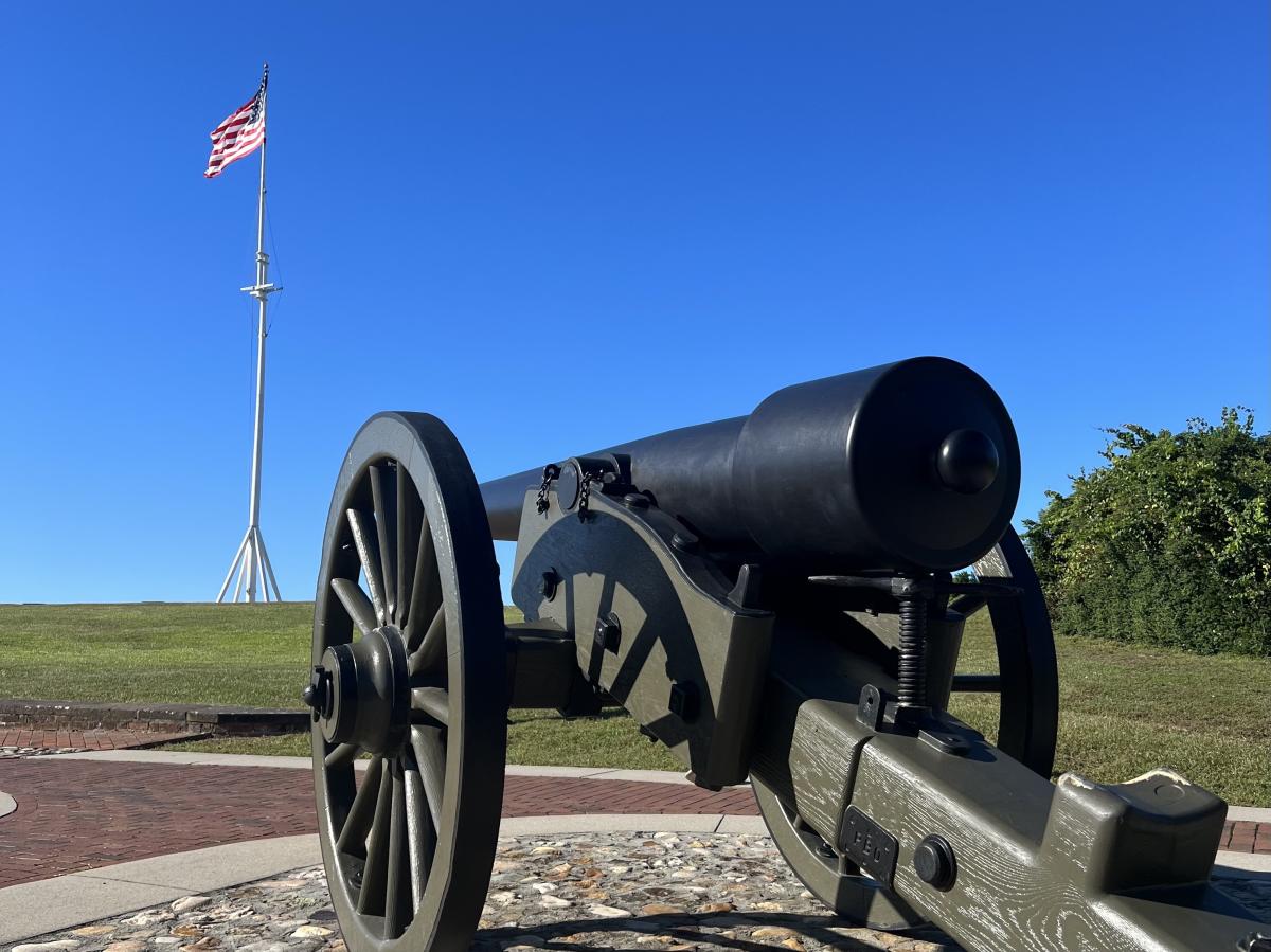 The Savvy Mama Lifestyle Fort Macon Cannon