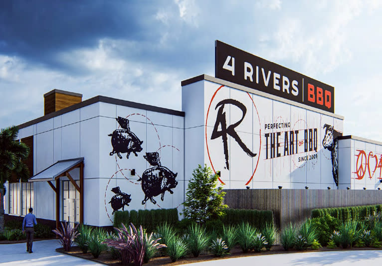 4 Rivers exterior