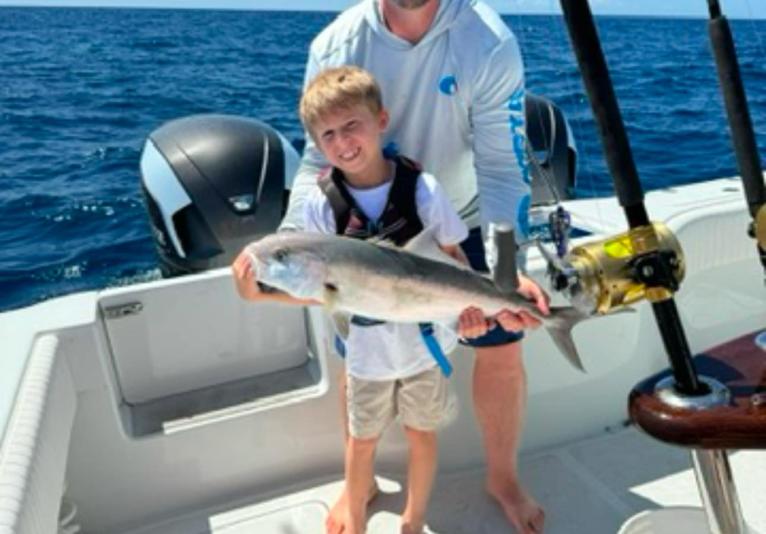 big fish with kid
