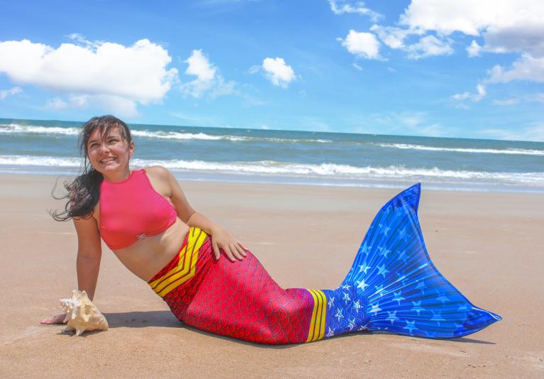 Fireworks Mermaid Photo