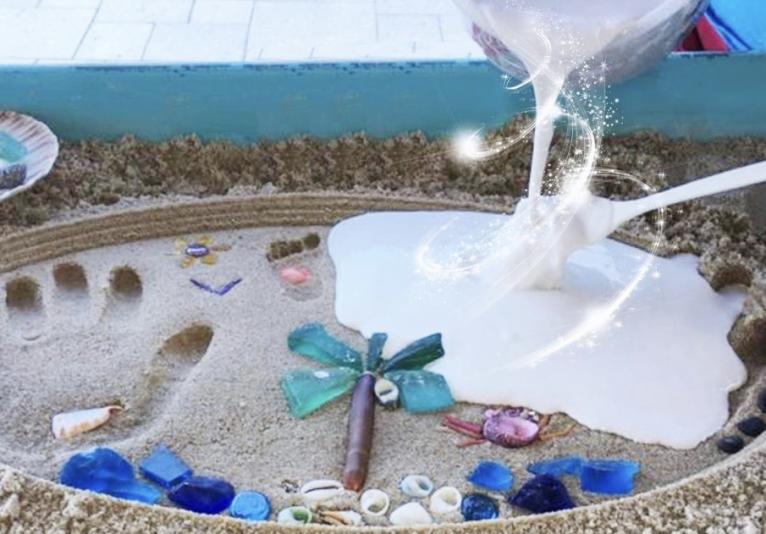 Magic Milk Island Art
