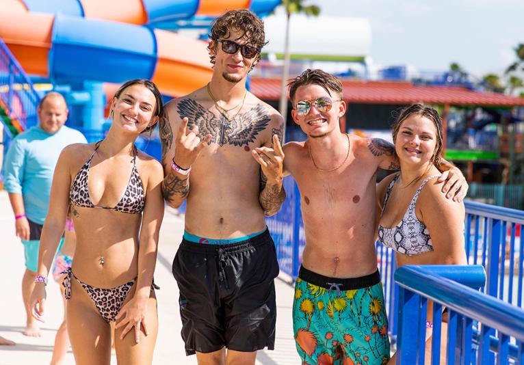 Group shot of 2 couples