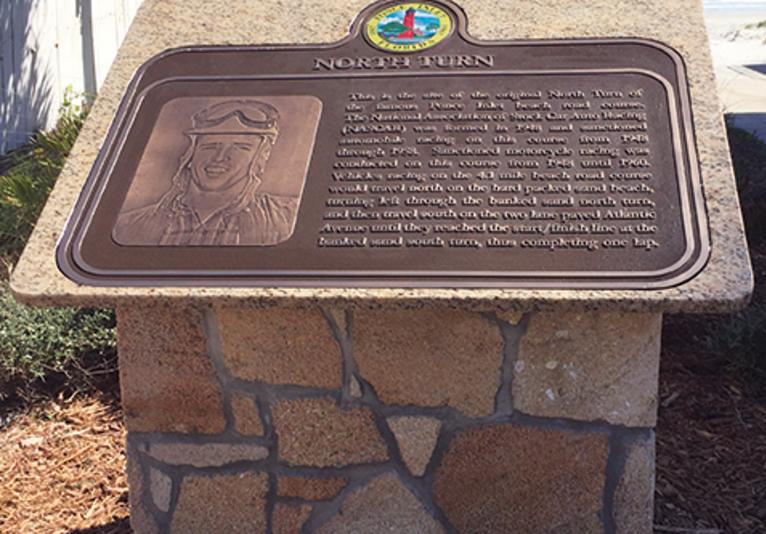 Ponce Inlet Beach Racing Historic North Turn Marker