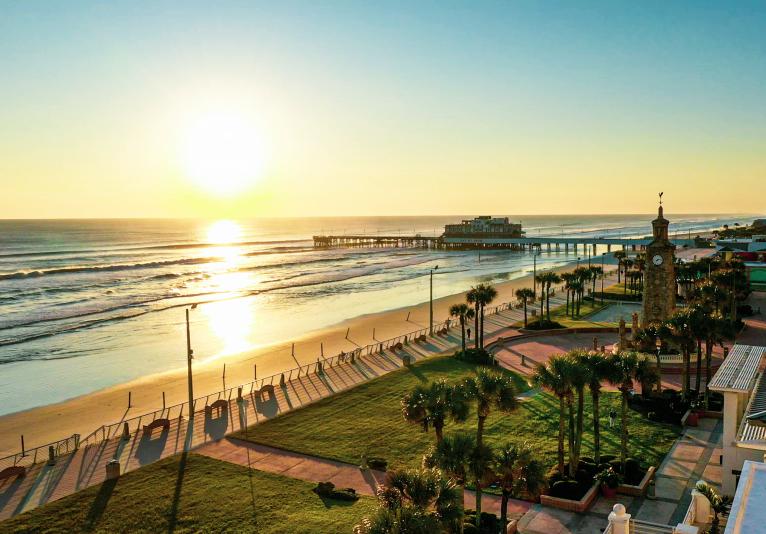 Sunrise from Hilton Daytona Beach