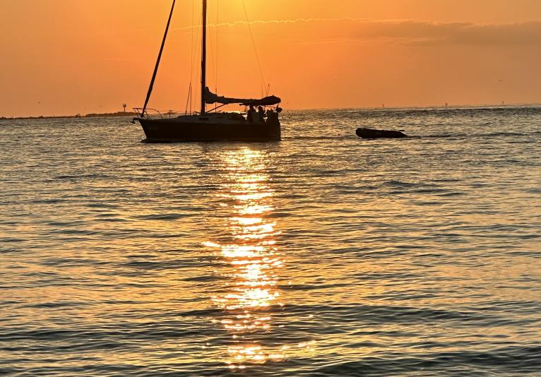 Sunset on the Atlantic Ocean