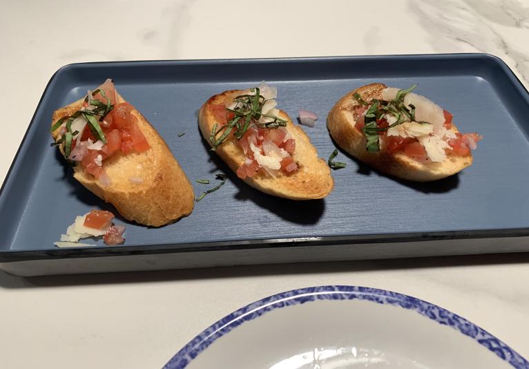 Cast and Crew bruschetta