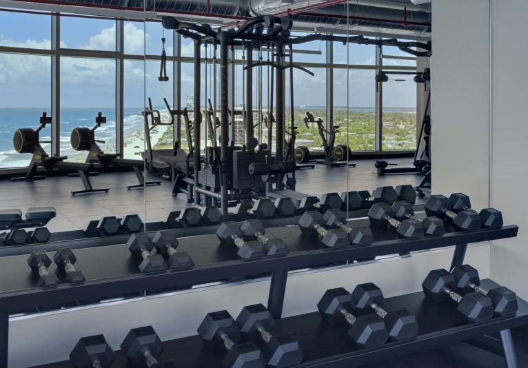 Rooftop Fitness Center by TechnoGym | Max Beach Resort