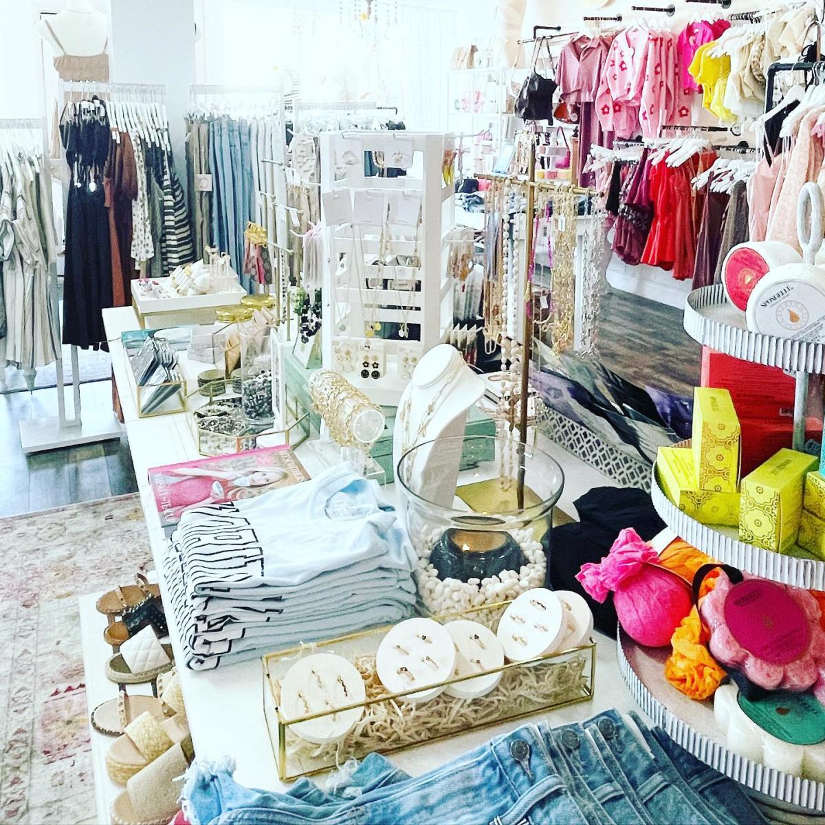 Beach clothing boutique shop
