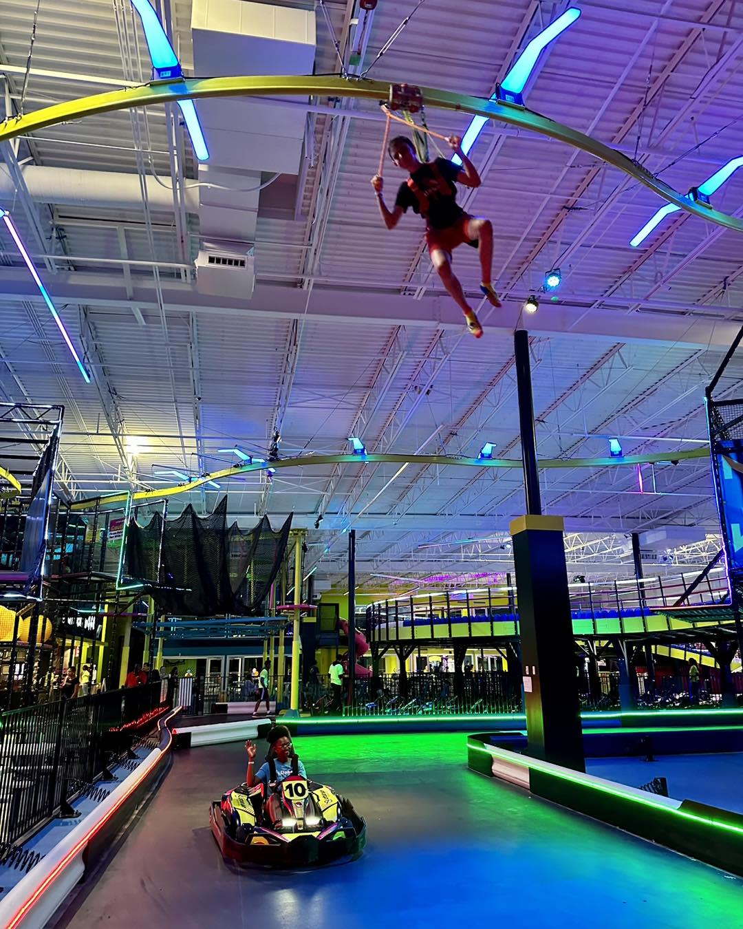 Trampoline and adventure park discount
