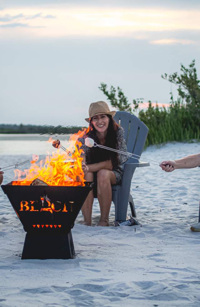 Campfire on the Beach