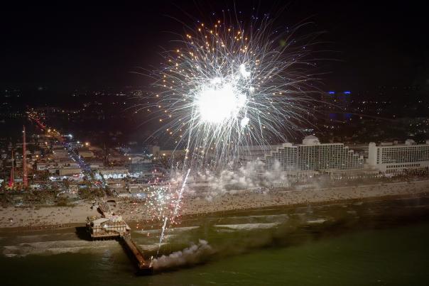 Fireworks over the Pier