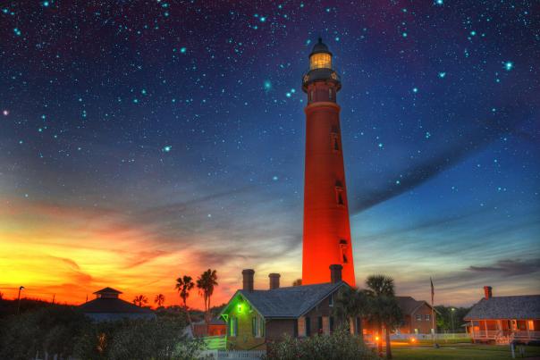 A starry view of Ponce Inlet Lighthouse