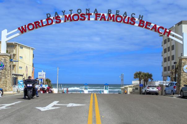 Worlds Most Famous Beach sign