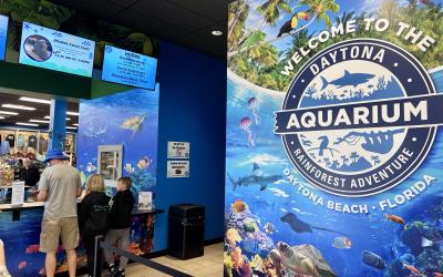 The Daytona Aquarium & Rainforest Adventure is a fun-filled family attraction in Daytona Beach, Florida.
