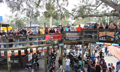 Daytona motorcycle rally during Bike Week