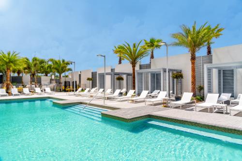 Beautiful view of the pool at The DAYTONA,  Marriott Autograph Collection Hotel at ONE DAYTONA