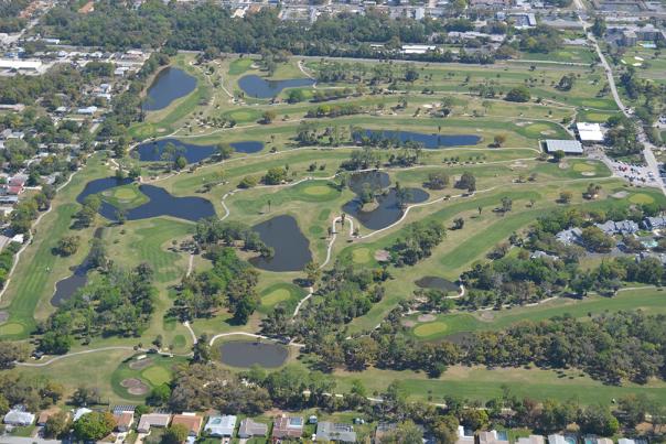 Aerial View of Daytona Beach Golf Club North Course