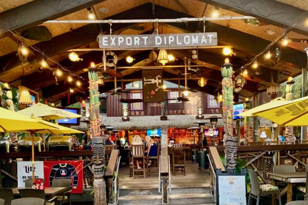 Grind Gastropub and Kona Tiki Bar is a trendy spot to dine in Ormond Beach's Arts District