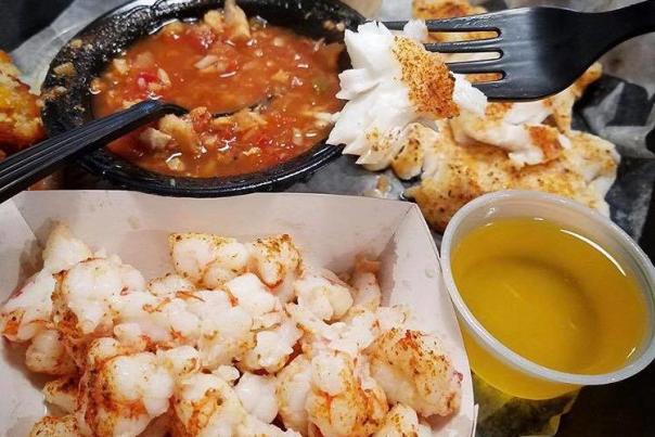Captain's Platter at Hull's Seafood.