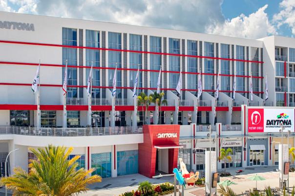 The DAYTONA is a hotel in Daytona Beach that is close to the Speedway and the Airport.