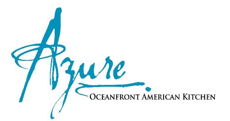 Azure Oceanfront American Kitchen at The Shores Resort and Spa logo