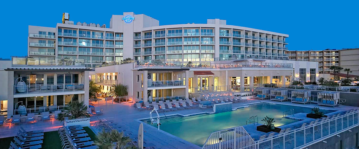 Hard Rock Hotel in Daytona Beach, Florida.