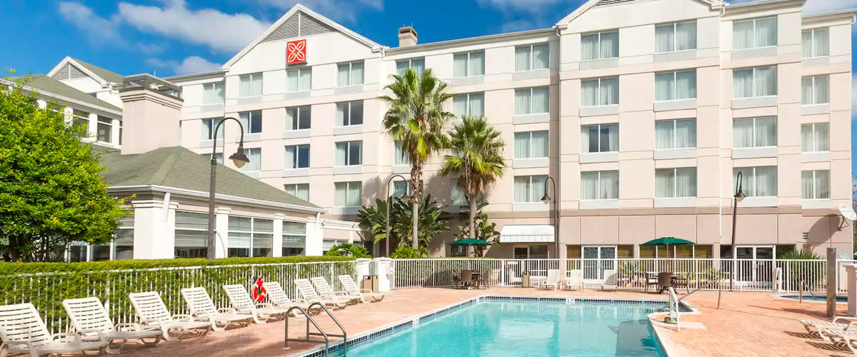 Hilton Garden Inn is a hotel in Daytona Beach close to the Speedway.