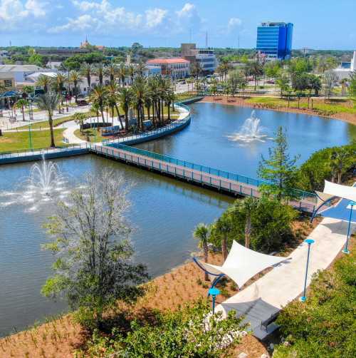 Riverfront Esplanade Aerial