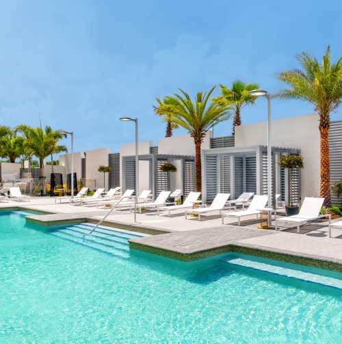 Beautiful view of the pool at The DAYTONA,  Marriott Autograph Collection Hotel at ONE DAYTONA