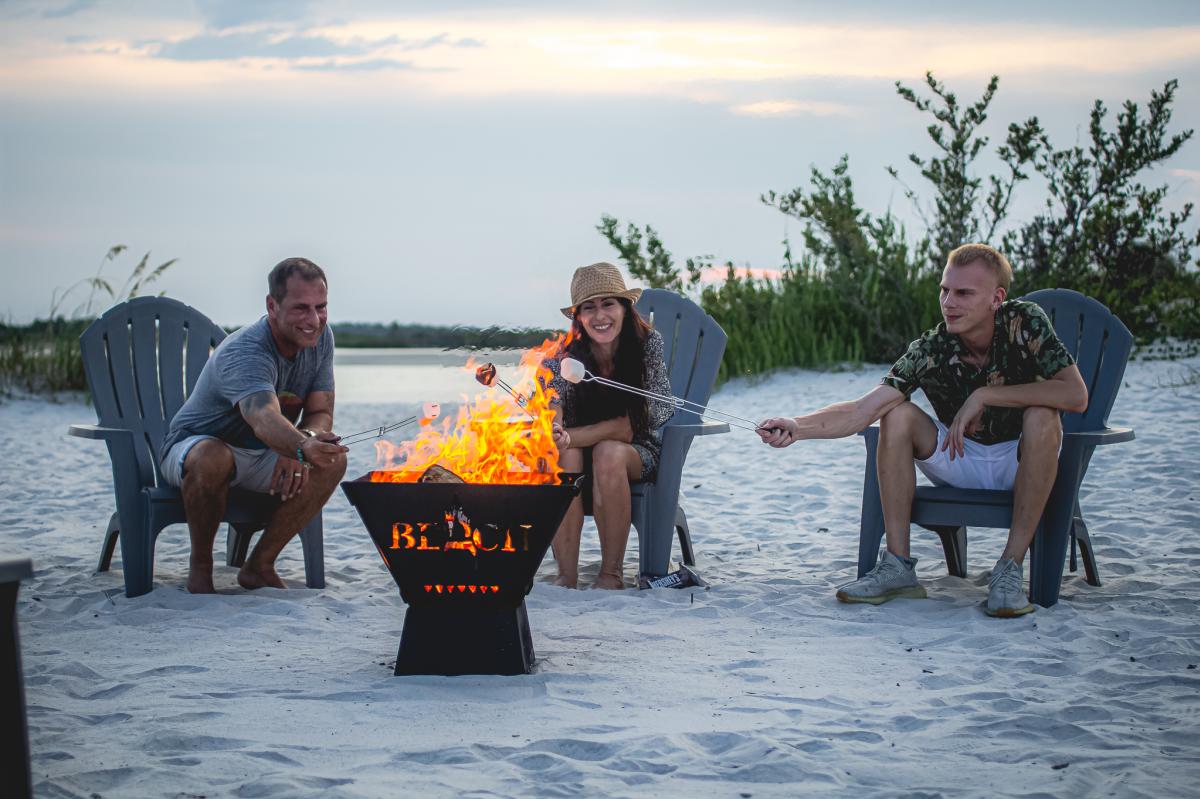 Campfire on the Beach