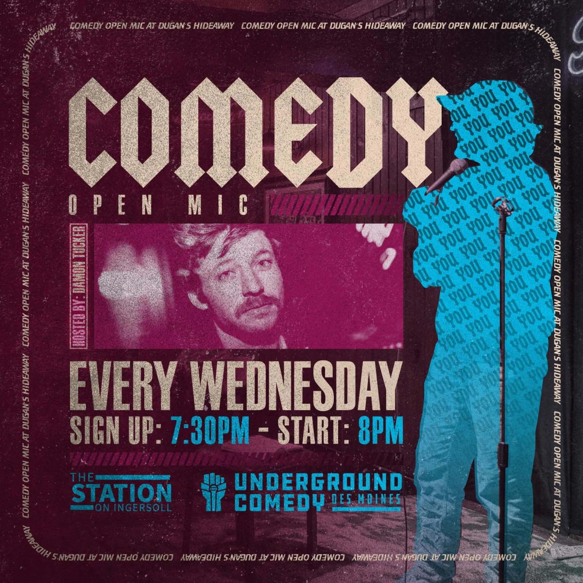 Stand Up Comedy Open Mic At the Station