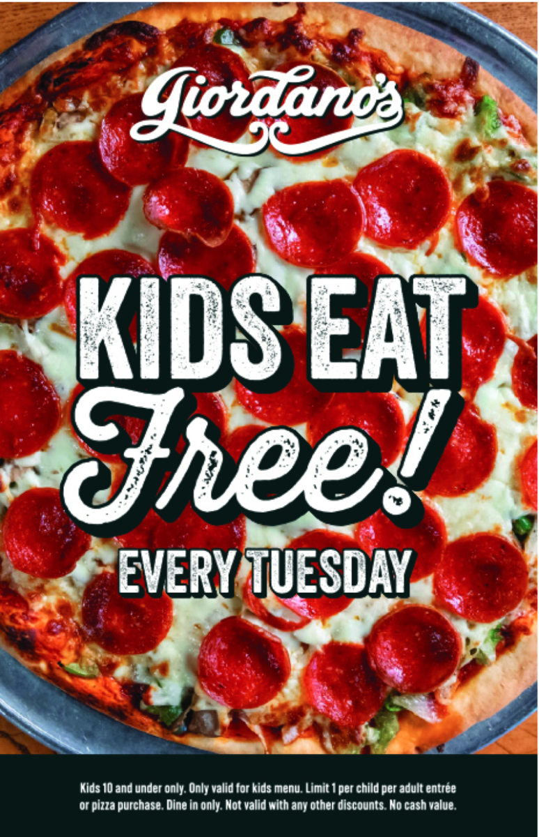 Kids Eat Free/Tuesdays
