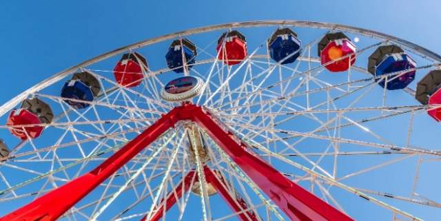 a ferris wheel