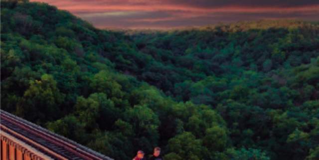Rail Explorers with Sunset