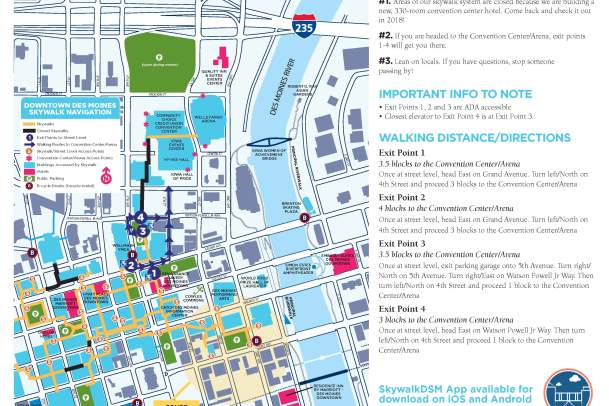 Skywalk Navigation Map
