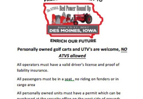 Golf Cart Rental Red Power Round Up