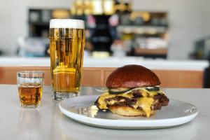 Clyde's Fine Diner Burger