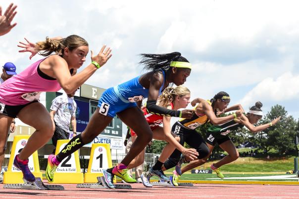 AAUJO girls track 2017