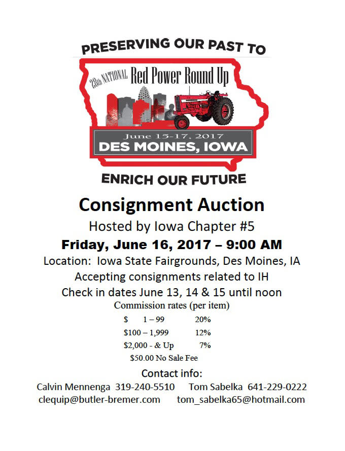 Red Power Round Up Flyer