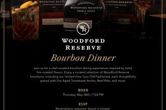 Woodford Reserve Bourbon Dinner