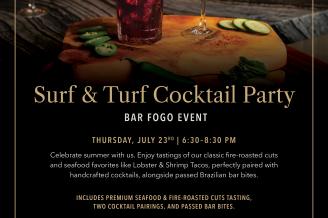 Bar Fogo Surf & Turf Cocktail Party